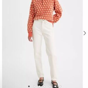Levi’s 80s Mom Jeans 100% Cotton Ecru Size 24